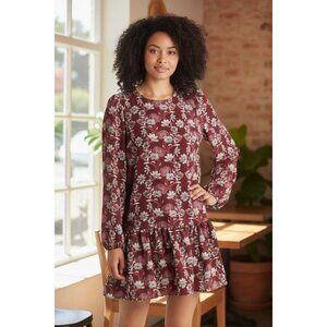 CASLON Women Floral Burgundy Dress 2X